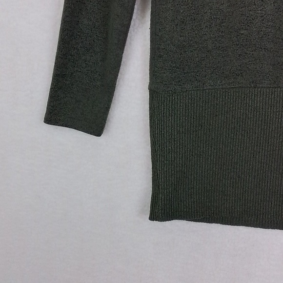 White House Black Market Petite Sweater Dress Size XS Soft‎ Turtleneck Green - Picture 6 of 11